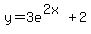 y=3e%5E%282x%29%2B2