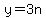 y=3n
