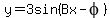 y=3sin%28Bx-phi%29