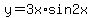 y=3x%2Asin2x