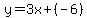 y=3x%2B%28-6%29