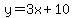 y=3x%2B10
