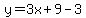 y=3x%2B9-3