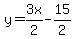 y=3x%2F2-15%2F2