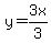 y=3x%2F3