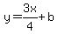 y=3x%2F4%2Bb