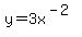 y=3x%5E%28-2%29