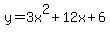 y=3x%5E2%2B12x%2B6