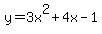 y=3x%5E2%2B4x-1
