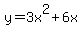 y=3x%5E2%2B6x+