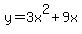 y=3x%5E2%2B9x