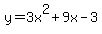 y=3x%5E2%2B9x-3