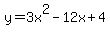 y=3x%5E2-12x%2B4