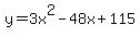y=3x%5E2-48x%2B115