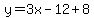 y=3x-12%2B8