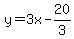 y=3x-20%2F3