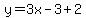 y=3x-3%2B2