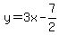 y=3x-7%2F2