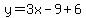 y=3x-9%2B6