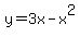 y=3x-x%5E2
