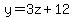 y=3z%2B12