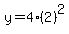 y=4%282%29%5E2