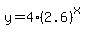 y=4%282.6%29%5Ex+