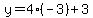 y=4%2A%28-3%29%2B3