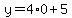 y=4%2A0%2B5