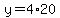 y=4%2A20