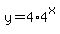 y=4%2A4%5Ex