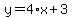 y=4%2Ax%2B3