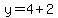 y=4%2B2