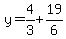 y=4%2F3%2B19%2F6
