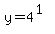 y=4%5E%281%29