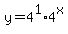 y=4%5E1%2A4%5Ex