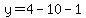y=4-10-1