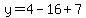 y=4-16%2B7
