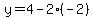 y=4-2%28-2%29