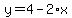 y=4-2%2Ax