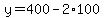y=400-2%2A100