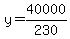 y=40000%2F230