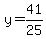 y=41%2F25