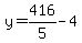 y=416%2F5-4