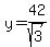 y=42%2Fsqrt%283%29