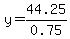 y=44.25%2F0.75