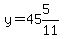 y=45%265%2F11