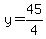 y=45%2F4