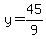 y=45%2F9