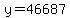 y=46687
